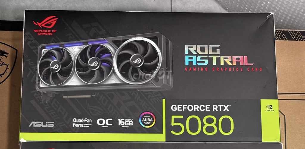 Card đồ họa ASUS ROG Astral OC rtx 5080. Mua bán Linh kiện (RAM, Card...) tại Quận Hoàn Kiếm Hà Nội được đăng bởi Trung  hình 1