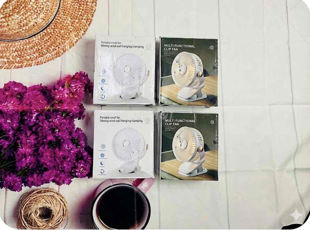 Quạt mini Trắng 10.000mAh Đèn ngủ Sạc Type C. Mua bán Quạt tại Thành phố Huế Thừa Thiên Huế được đăng bởi Chuyên Hàng Công Ty hình 1