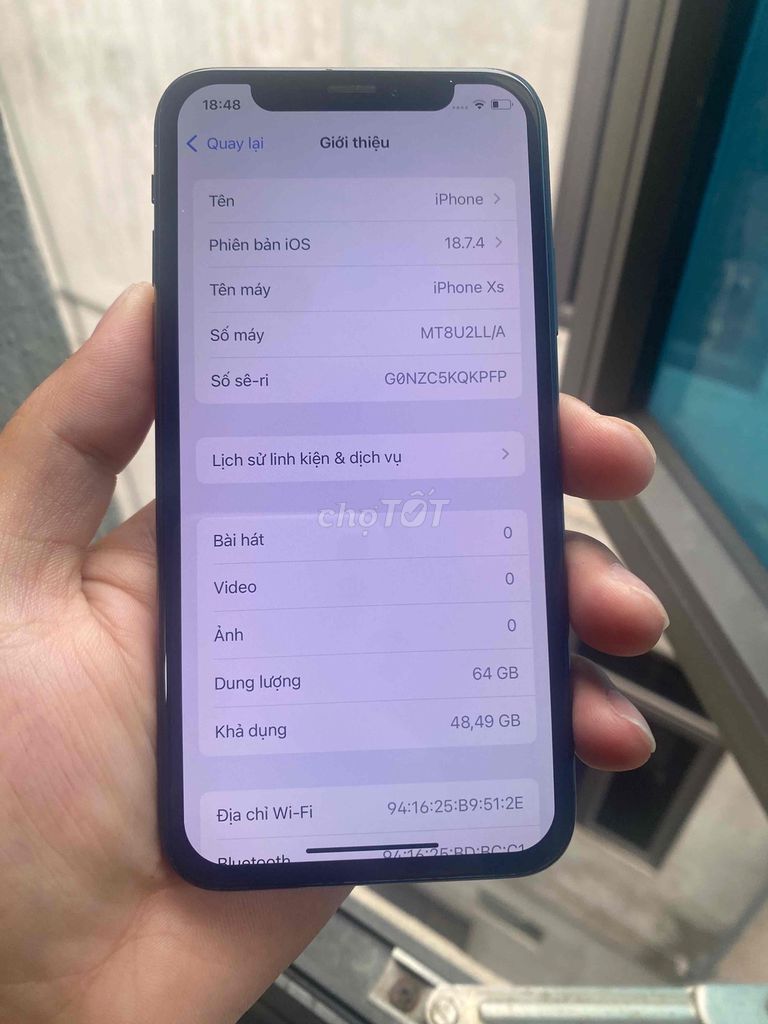 Apple iPhone XS 64GB Đen Đã dùng. Mua bán Điện thoại tại Thị xã Từ Sơn Bắc Ninh được đăng bởi Hoang hình 1