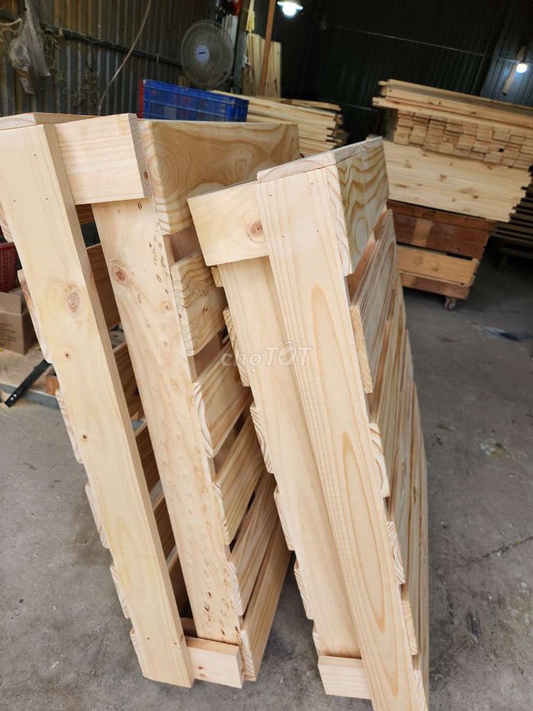 GIƯỜNG PALLET PHỦ PU. Mua bán Giường, chăn ga gối nệm tại Quận 12 Tp Hồ Chí Minh được đăng bởi minh suong hình 6