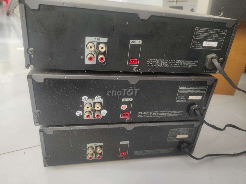 Ba đầu Tape Sony MD 77. Mua bán Tivi, Âm thanh tại Huyện Giồng Trôm Bến Tre được đăng bởi Lê hoàn hình 5