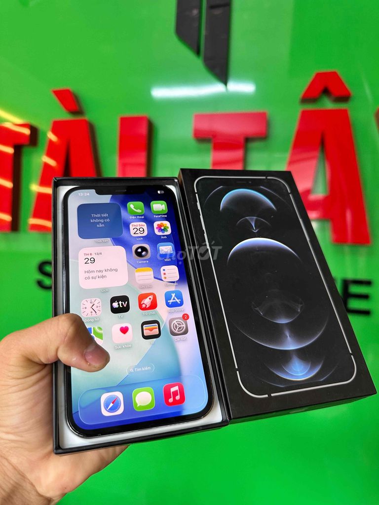 Apple iPhone 12 Pro Max 128GB Xanh. Mua bán Điện thoại tại Thành phố Sóc Trăng Sóc Trăng được đăng bởi Tàii Tâyy hình 1