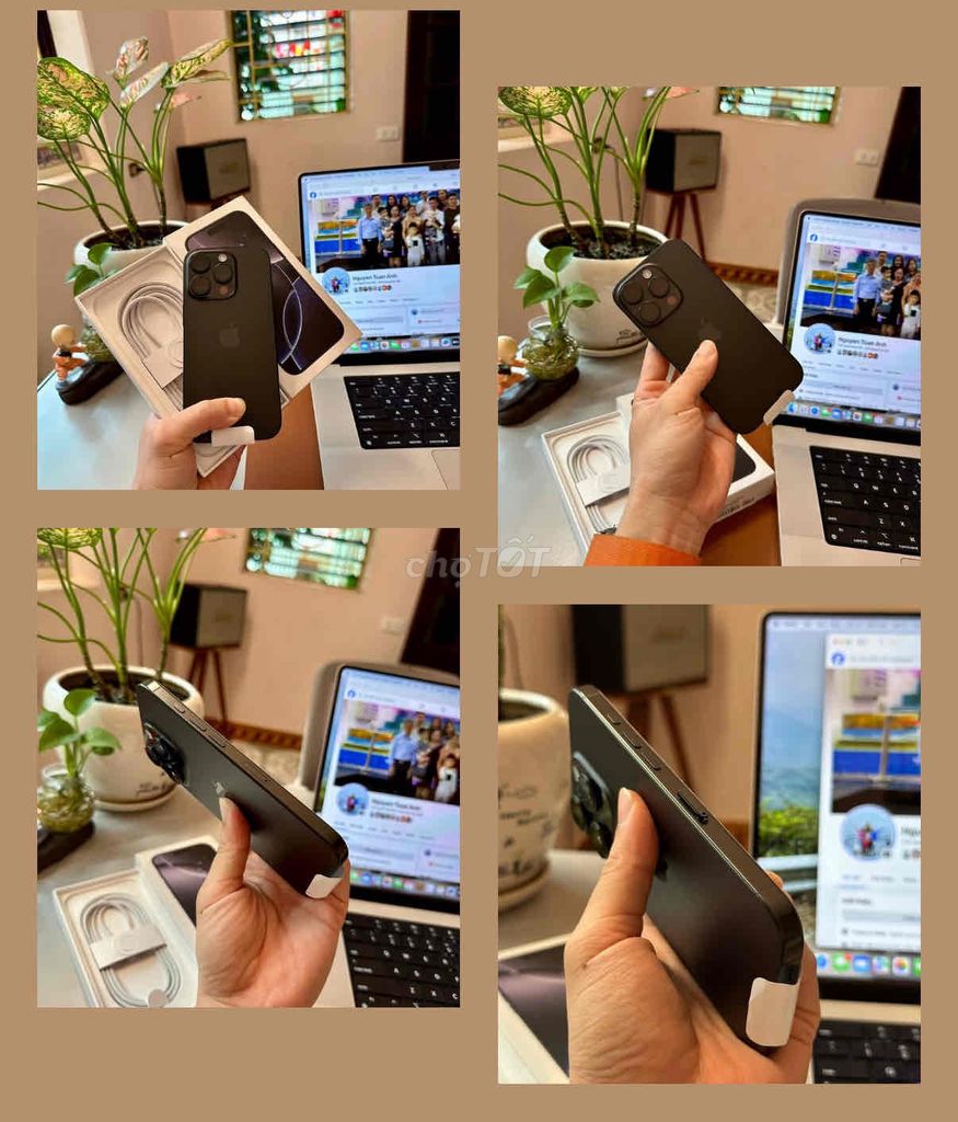 iPhone 16 Pro 128GB Fullbox BLACK APPLE 03/2026. Mua bán Điện thoại tại Quận Thanh Xuân Hà Nội được đăng bởi Nguyễn Huy Dũng hình 1