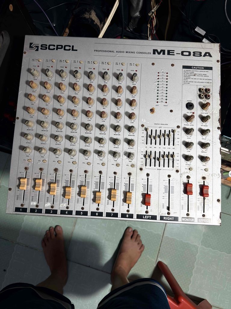 mixer  SCPCL ME-08A. Mua bán Tivi, Âm thanh tại Quận Bình Thạnh Tp Hồ Chí Minh được đăng bởi Đam mê âm thanh chán thì bán hình 1