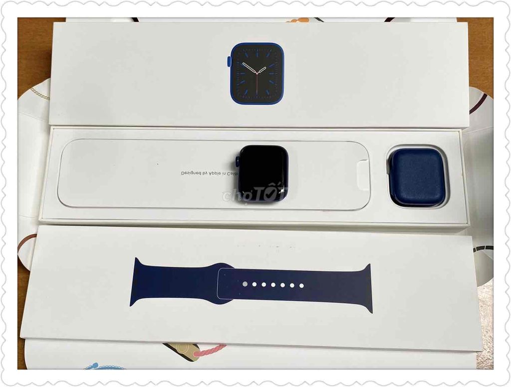 apple watch sr 6/40 gps nhôm fullbox xanh zin 100%