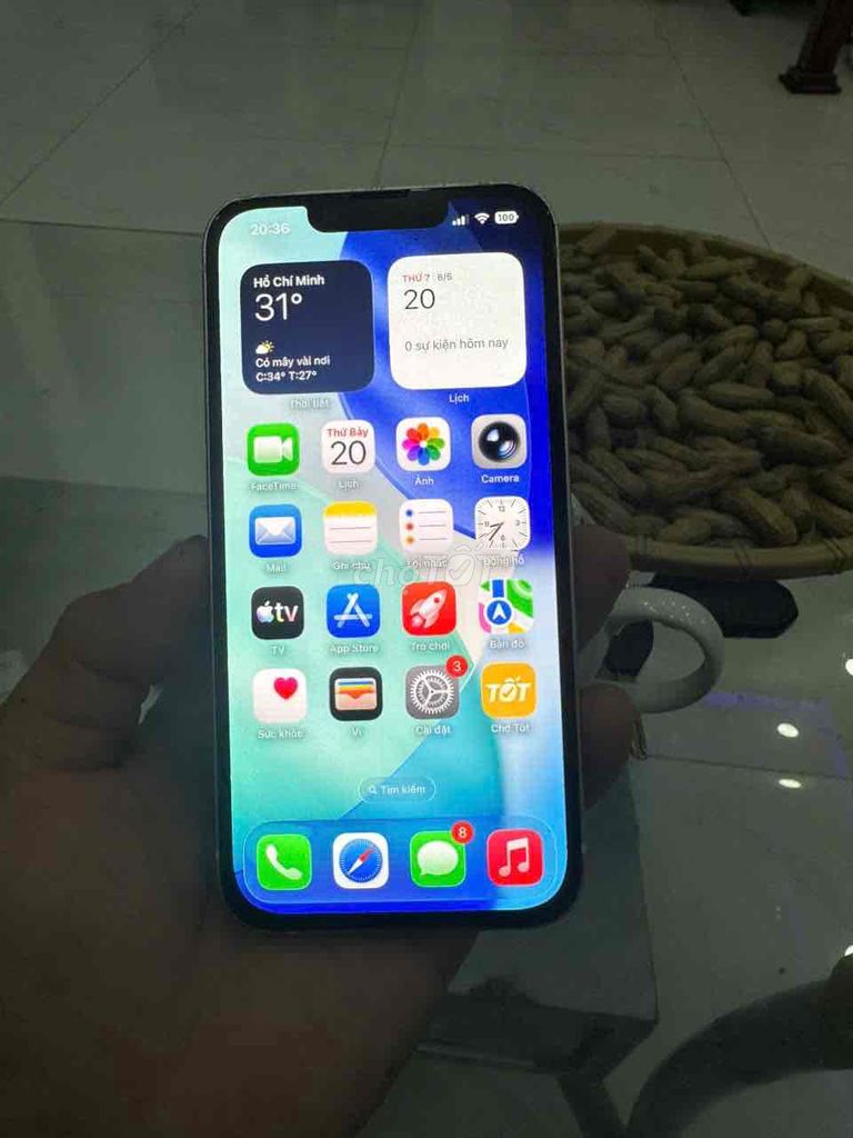 Apple iPhone 13 128GB Trắng. Mua bán Điện thoại tại Thành phố Biên Hòa Đồng Nai được đăng bởi vanthanh hình 1