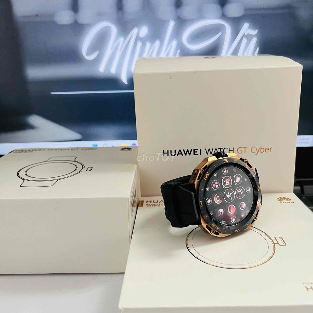 Huawei GT Cyber Đen, Vàng đồng. Mua bán Thiết bị đeo thông minh tại Quận Gò Vấp Tp Hồ Chí Minh được đăng bởi Cao An Vũ hình 1
