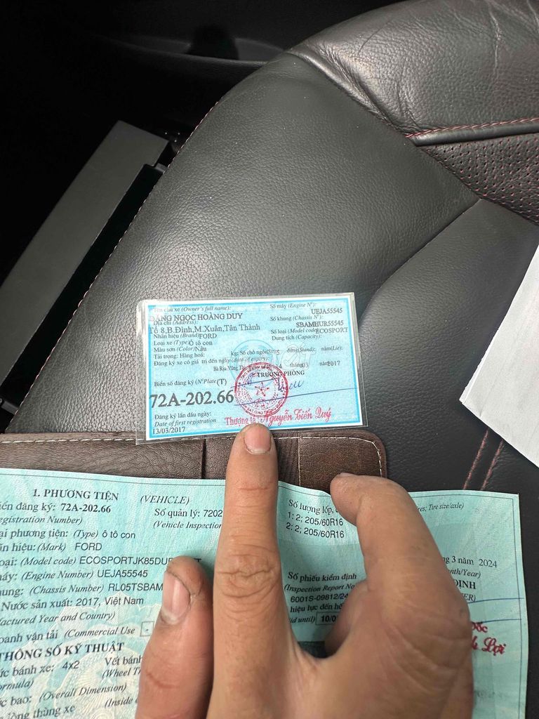 Ford EcoSport 2017 1.5L Titanium AT - 105 km. Mua bán Ô tô tại Thành phố Biên Hòa Đồng Nai được đăng bởi Nam Nguyễn hình 15