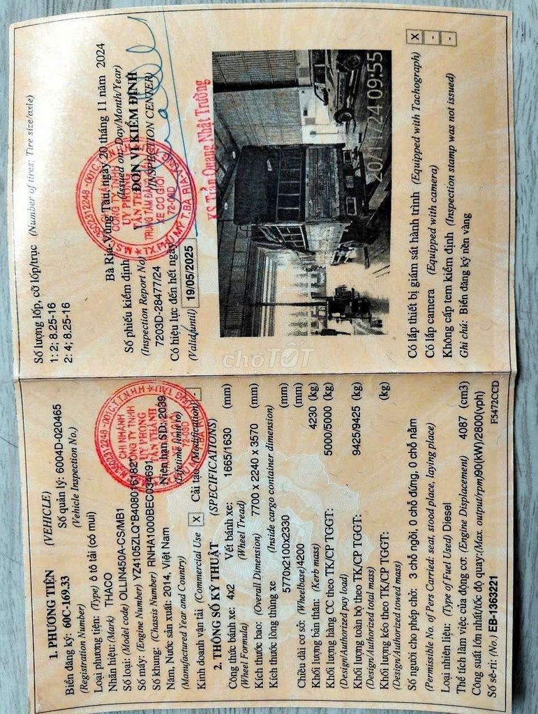 450A 2014 thùng 5m8 cao 2m4. Mua bán Xe tải, xe ben tại Huyện Bình Chánh Tp Hồ Chí Minh được đăng bởi huynhductrong hình 5