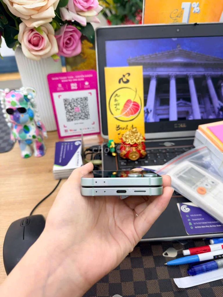 Samsung Z Flip 5 256GB Xanh sale ngập shop. Mua bán Điện thoại tại Quận 7 Tp Hồ Chí Minh được đăng bởi Minh phương hình 1