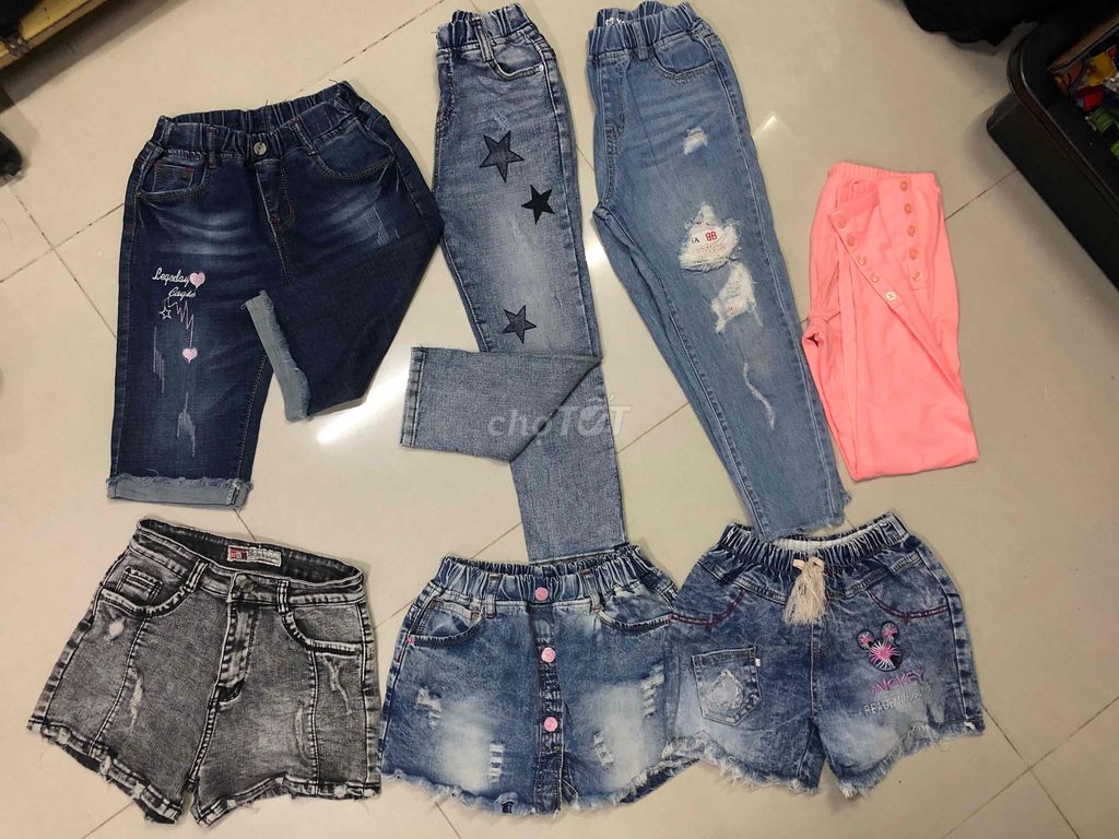 quần jeans bé gái