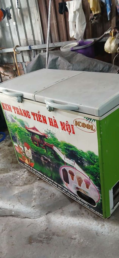 Cần bán xác tủ đông đựng đá 250 lít