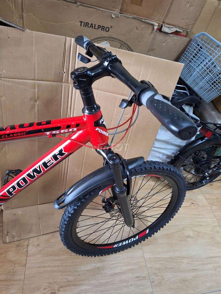 Xe đạp địa hình POWER VOGUE CLASSIC T560 Đỏ. Mua bán Xe đạp tại Quận Ninh Kiều Cần Thơ được đăng bởi mi ca hình 4