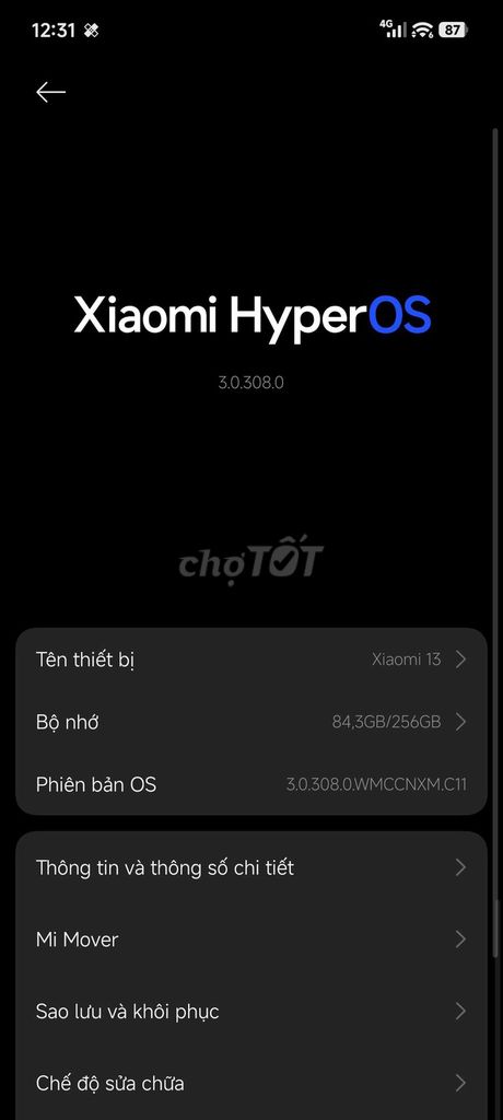 Xiaomi Mi 13 12GB/256GB Like New. Mua bán Điện thoại tại Quận Bắc Từ Liêm Hà Nội được đăng bởi hiếu hình 1