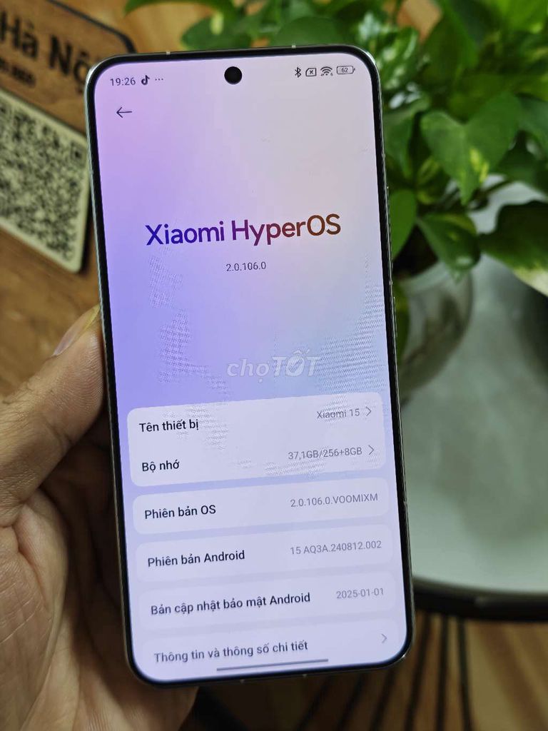Xiaomi Mi 15 256GB Bạc. Mua bán Điện thoại tại Quận Bắc Từ Liêm Hà Nội được đăng bởi Việt Dũng SkinZone hình 1