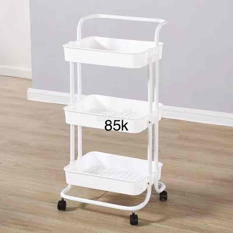 Kệ đẩy nhựa 3 tầng có bánh xe. Mua bán Tủ, kệ gia đình tại Thành phố Long Xuyên An Giang được đăng bởi thanh lý đủ thứ hình 1