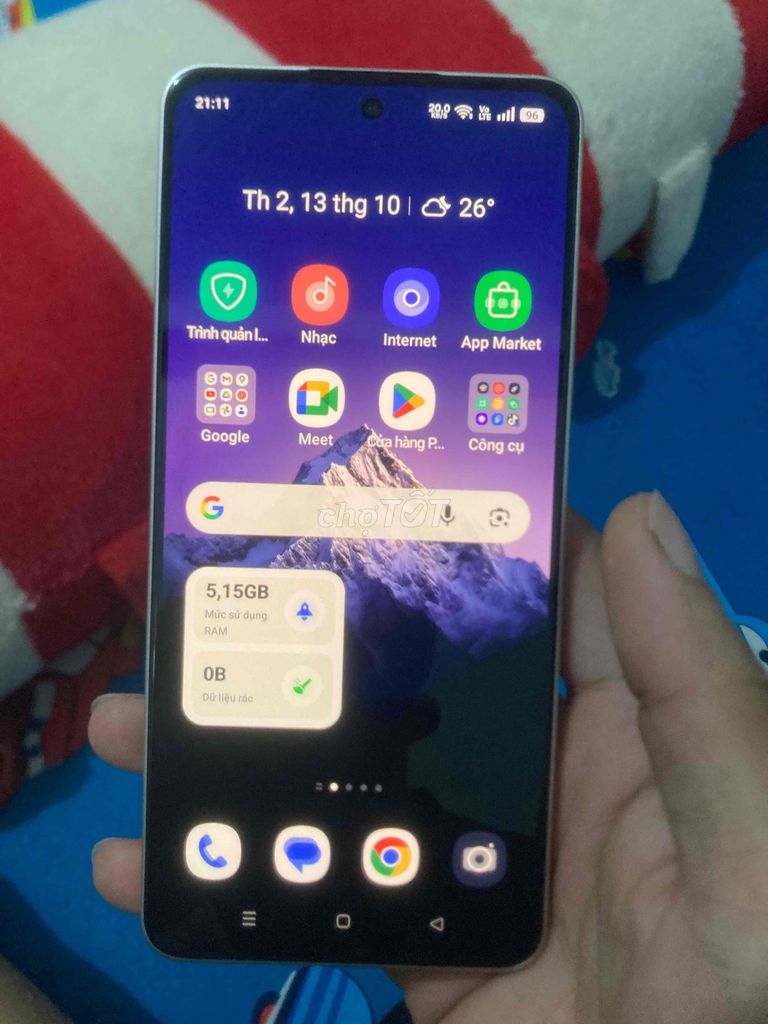 Realme 13+ 5G 8/256GB mới dùng 14 ngày. Mua bán Điện thoại tại Quận Ninh Kiều Cần Thơ được đăng bởi Nguyễn Phúc Dinh hình 1
