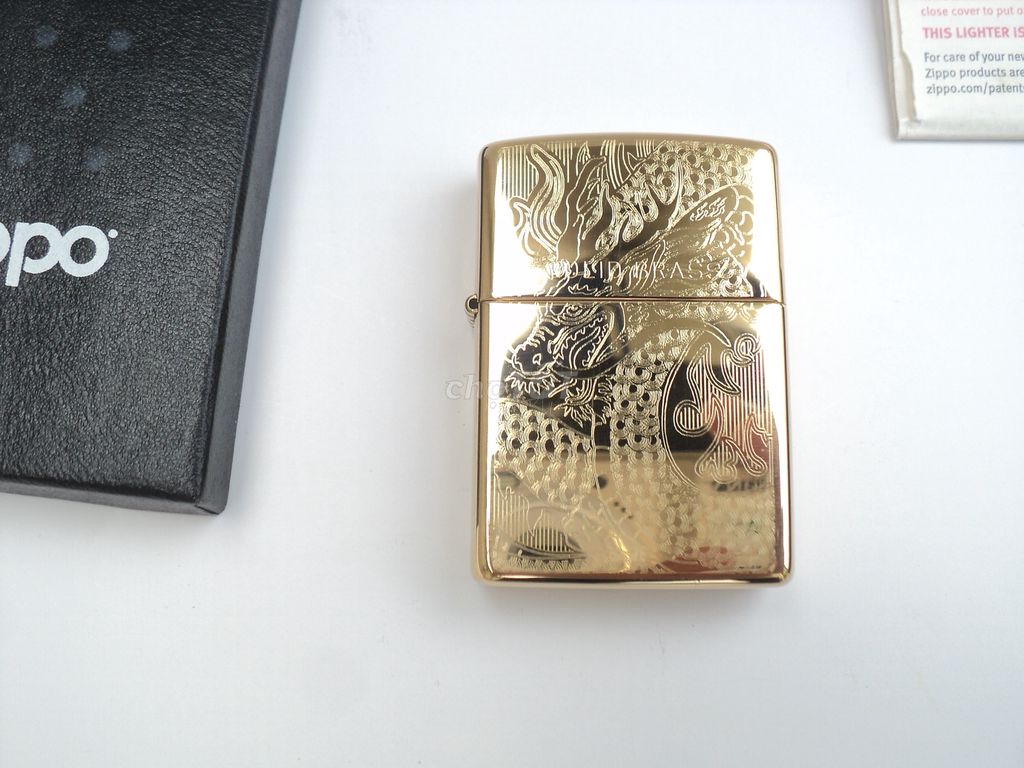 ZIPPO USA / RỒNG - ĐỒNG NGUYÊN KHỐI, zin. Mua bán Đồ sưu tầm, đồ cổ tại Thành phố Thủ Đức Tp Hồ Chí Minh được đăng bởi Tuấn Anh  hình 1