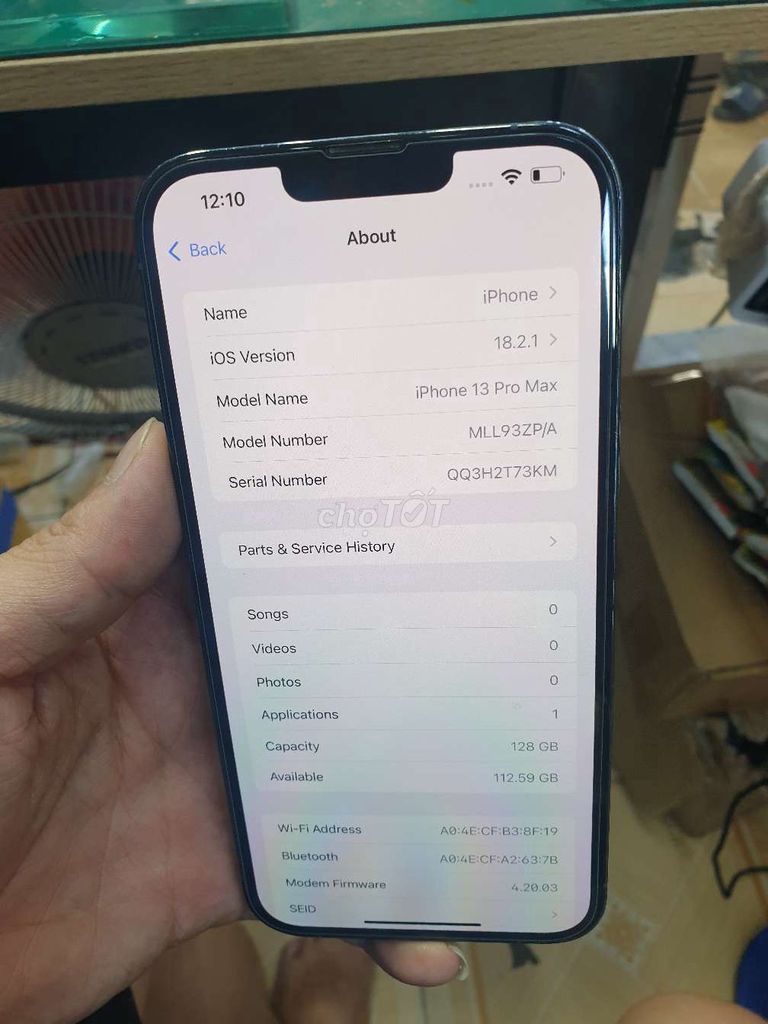 Iphone 13 promax 128G full chức năng, màn zin đẹp