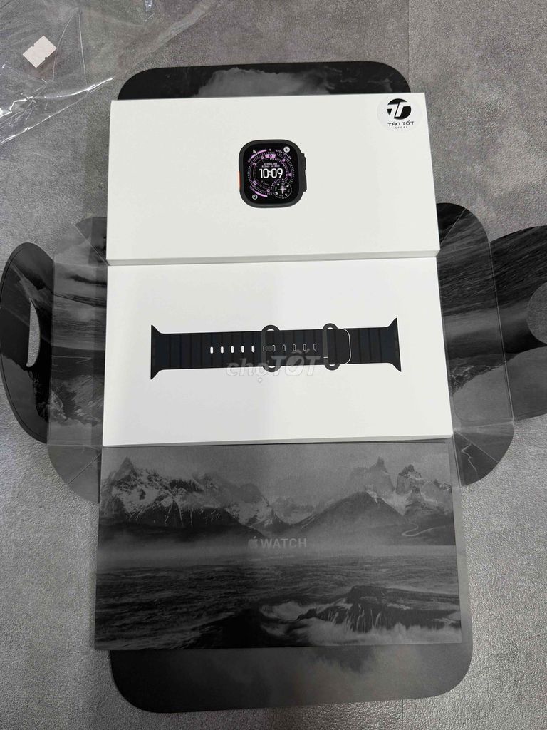 Apple Watch Ultra 3 Đen Mới 100% dây cao su. Mua bán Thiết bị đeo thông minh tại Quận 10 Tp Hồ Chí Minh được đăng bởi Táo Tốt Apple  hình 1