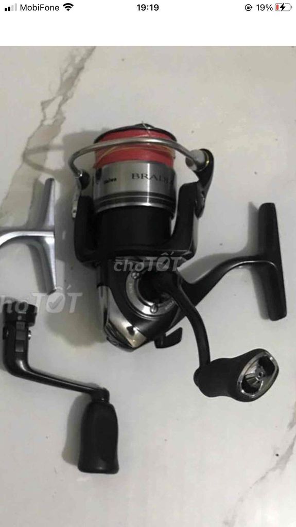 Máy câu Daiwa Bradia 2000 Nhật Bản Đen Bạc