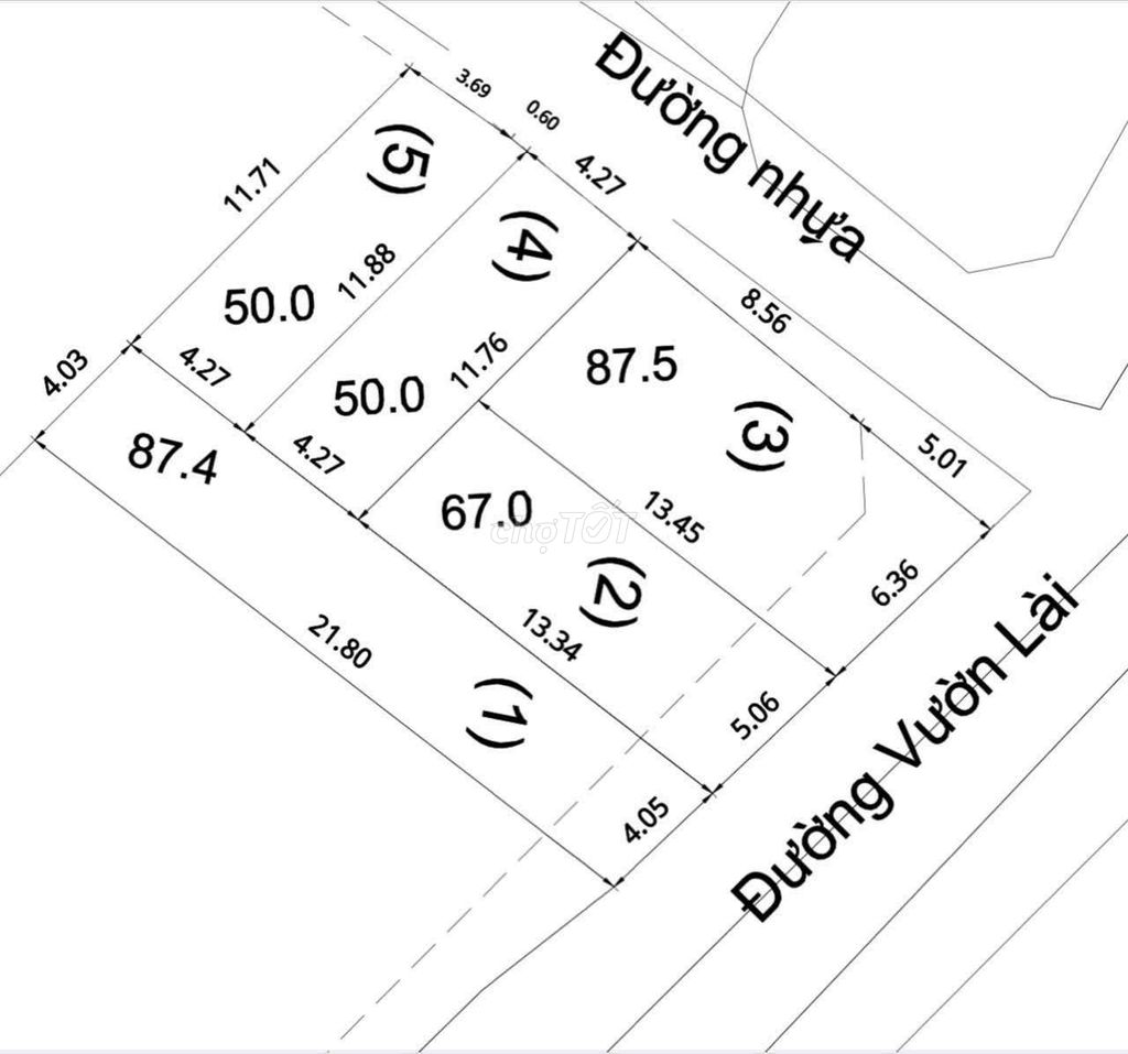 BÁN ĐẤT MẶT TIỀN VƯỜN LÀI-AN PHÚ ĐÔNG - Q12