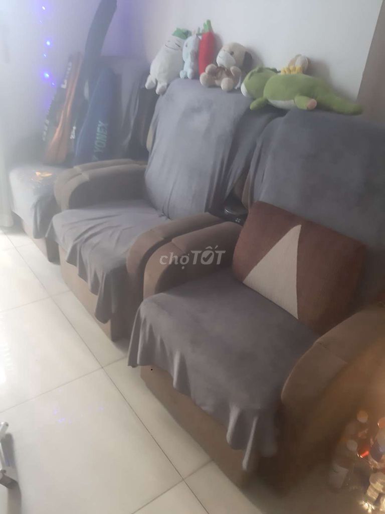 Ghế foot vải Nâu. Mua bán Bàn ghế tại Quận 10 Tp Hồ Chí Minh được đăng bởi ThanhThao Phi  hình 1