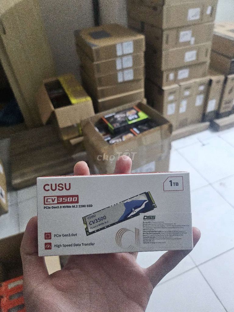 Ổ cứng SSD CUSU CV3500 1TB 512gb giá từ 2150k. Mua bán Linh kiện (RAM, Card...) tại Huyện Thanh Trì Hà Nội được đăng bởi Thanh Hải PC new Hà Nội hình 1