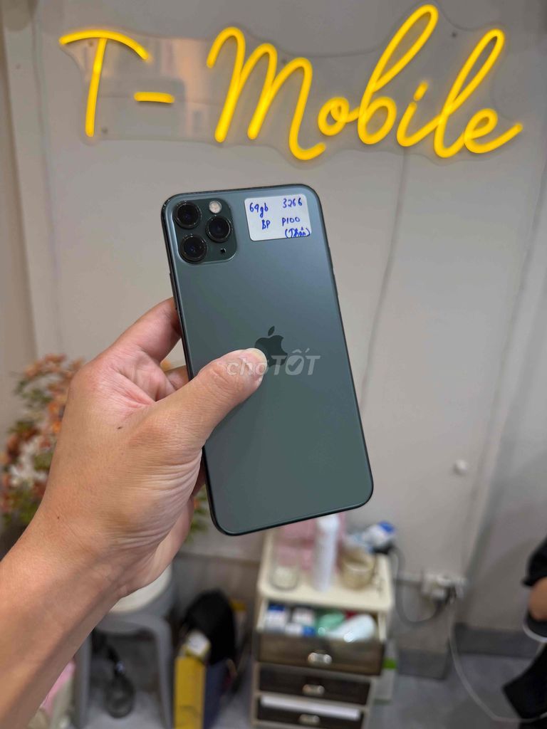 11 Promax 64Gb Quốc Tế zin full pin 100%. Mua bán Điện thoại tại Quận Thanh Xuân Hà Nội được đăng bởi Ngô Tráng T Mobile hình 1