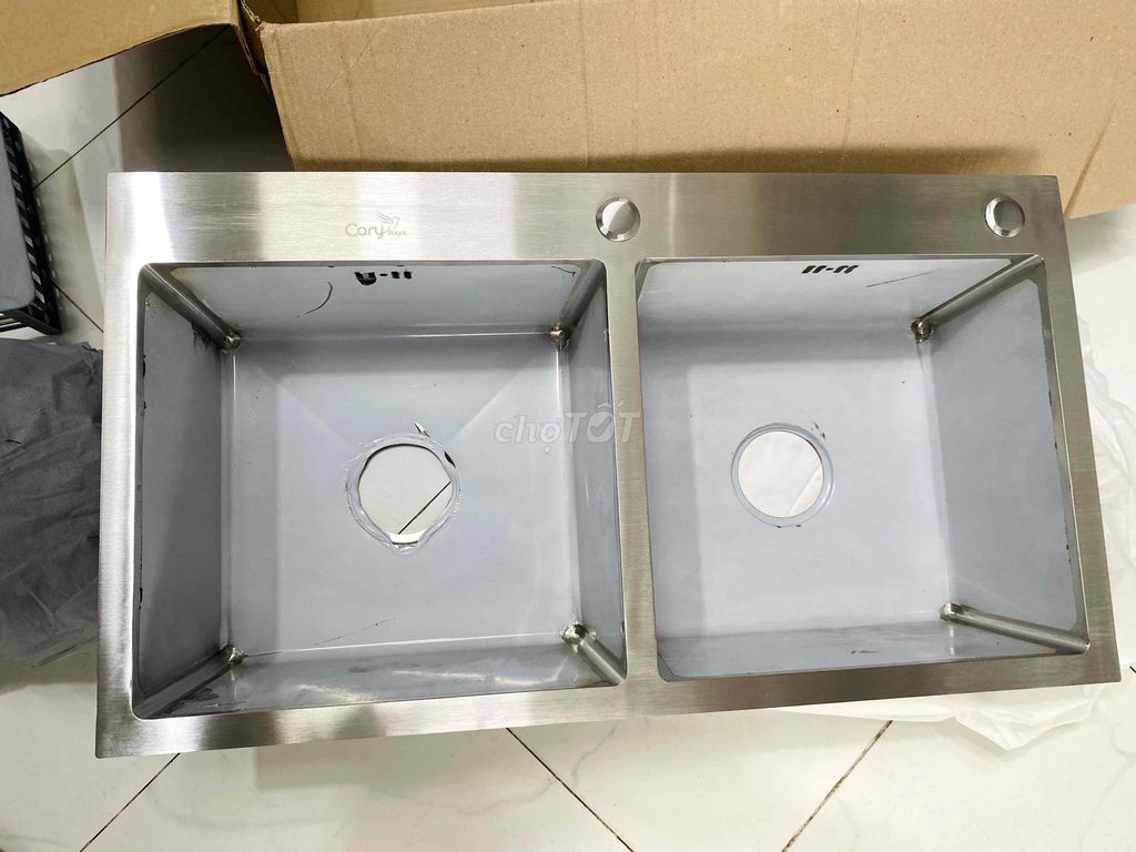 THANH LÝ NHANH CHẬU INOX304 dày mới