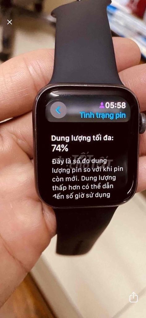aple watch s5, 44mm. Mua bán Thiết bị đeo thông minh tại Quận Ninh Kiều Cần Thơ được đăng bởi Hồ Văn Tín hình 1
