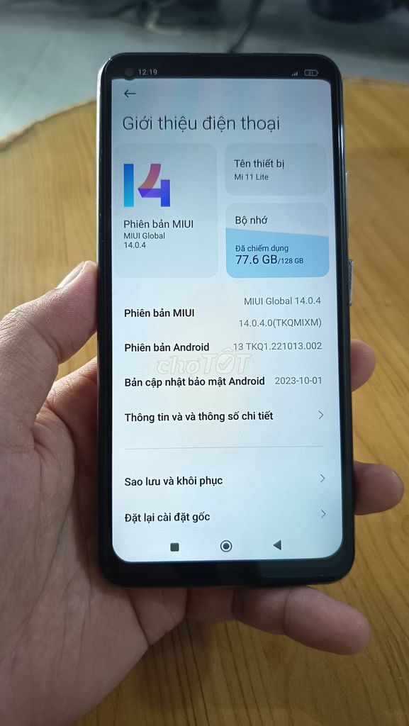 Xiaomi Mi 11 Lite 128GB Trắng. Mua bán Điện thoại tại Quận 12 Tp Hồ Chí Minh được đăng bởi Phước Nguyễn hình 1