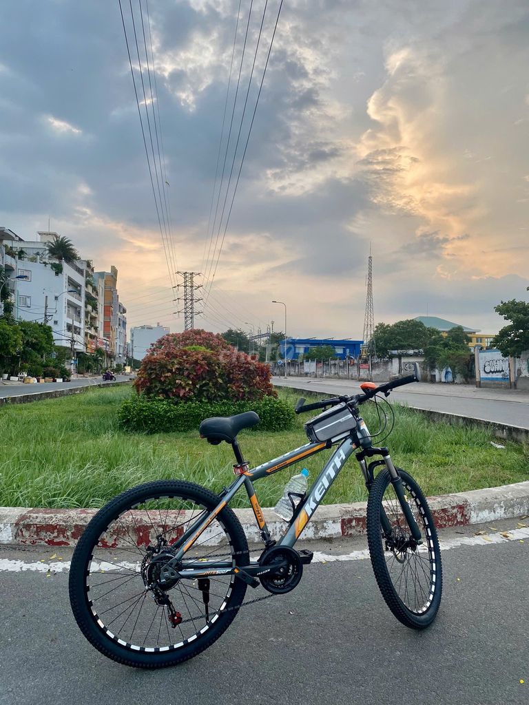 Xe Đạp Đường Phố Keith Màu Cam Đen. Mua bán Xe đạp tại Quận 6 Tp Hồ Chí Minh được đăng bởi Tiên Tiên hình 2