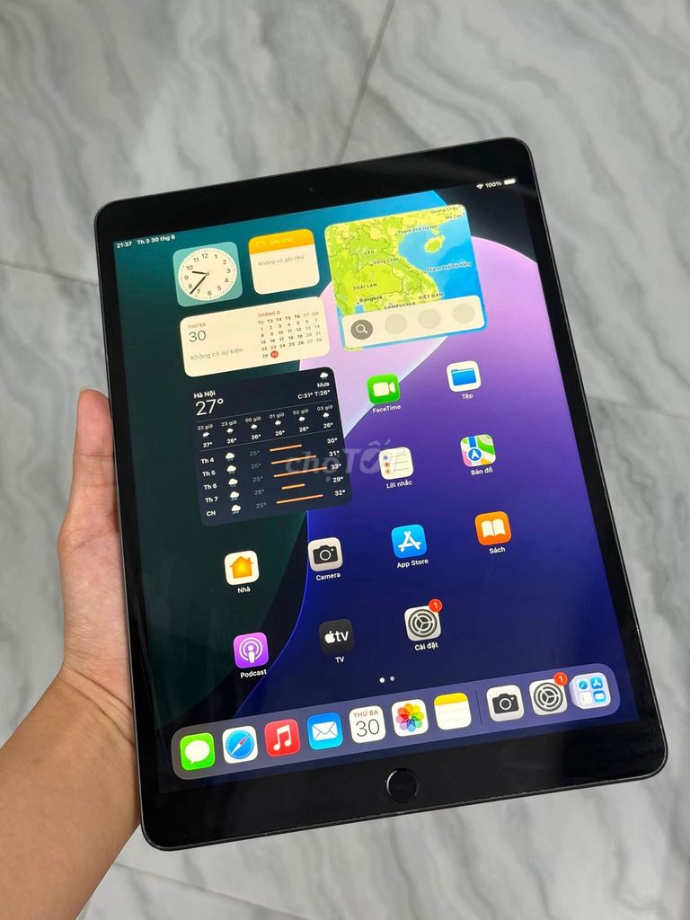 Apple iPad Air 3 Wifi 64GB Xám Đã sử dụng. Mua bán Máy tính bảng tại Quận 1 Tp Hồ Chí Minh được đăng bởi Hội Đồ Điện Tử hình 1
