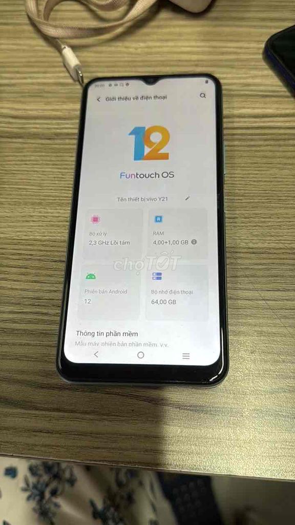Vivo Y21 64GB. Mua bán Điện thoại tại Quận 12 Tp Hồ Chí Minh được đăng bởi Dinh Mai Nuong hình 1