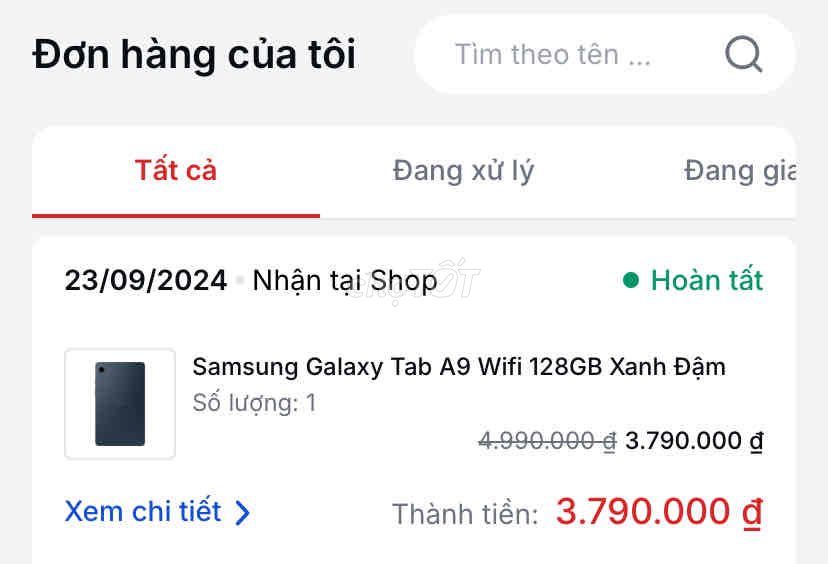 samsung tab a9 còn bảo hành dài fpt