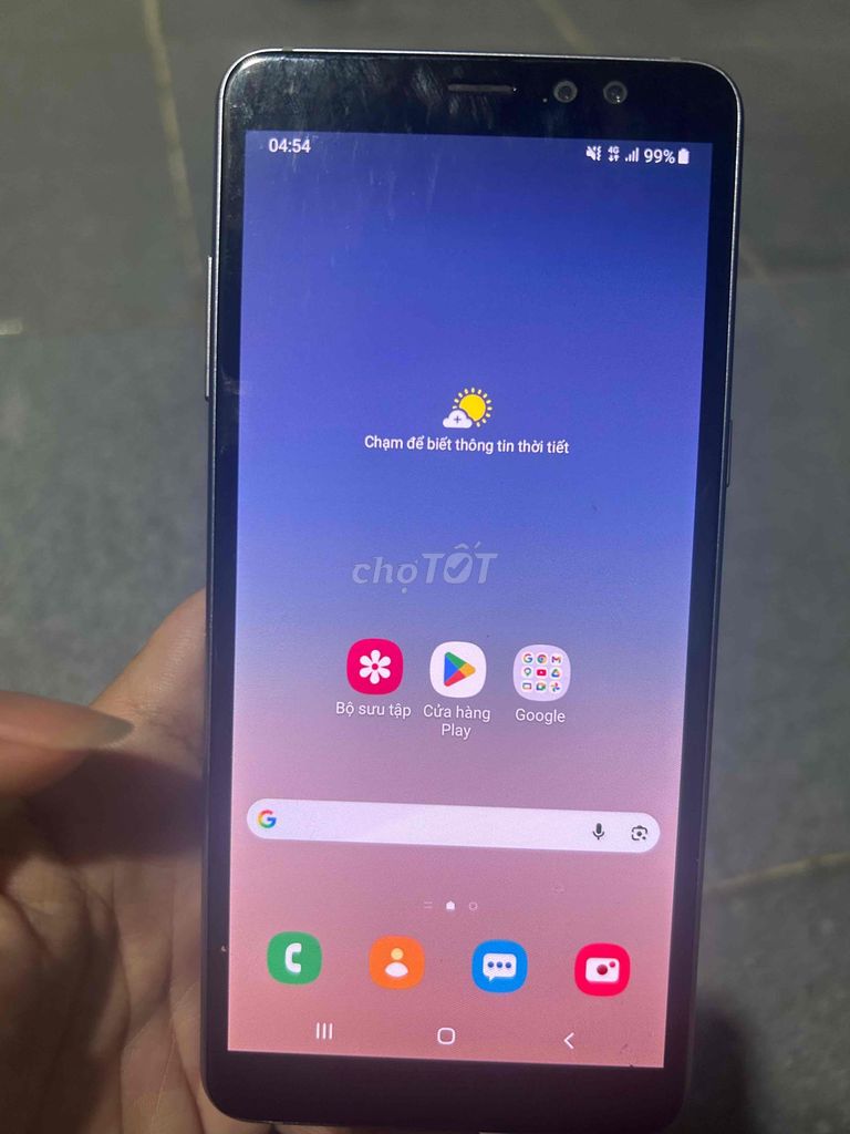 Samsung Galaxy A8+ 2018 64GB Bạc. Mua bán Điện thoại tại Thành phố Dĩ An Bình Dương được đăng bởi TIẾNG HUỲNH THANH hình 1