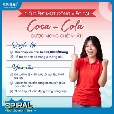 🥤 [HẢI PHÒNG] COCA COLA TUYỂN SALE THỊ TRƯỜNG 👀