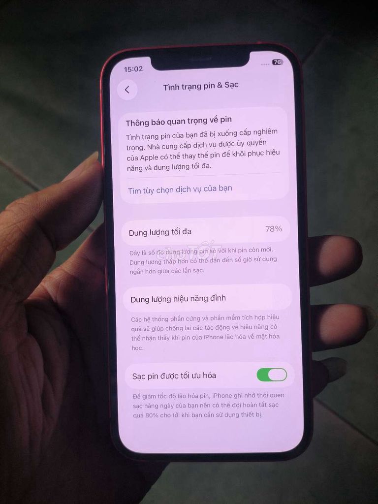 iPhone 12 64GB Đỏ. Mua bán Điện thoại tại Thành phố Sóc Trăng Sóc Trăng được đăng bởi Gia Hân Thâu Bán Điện Thoại  hình 1