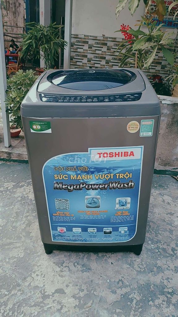 Máy giặt Toshiba 9kg zin đẹp giặt êm vắt tốt