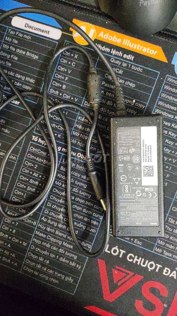 Sạc laptop Dell OMK947 Đen. Mua bán Phụ kiện (Màn hình, Chuột...) tại Huyện Văn Giang Hưng Yên được đăng bởi Dung Nguyen hình 1