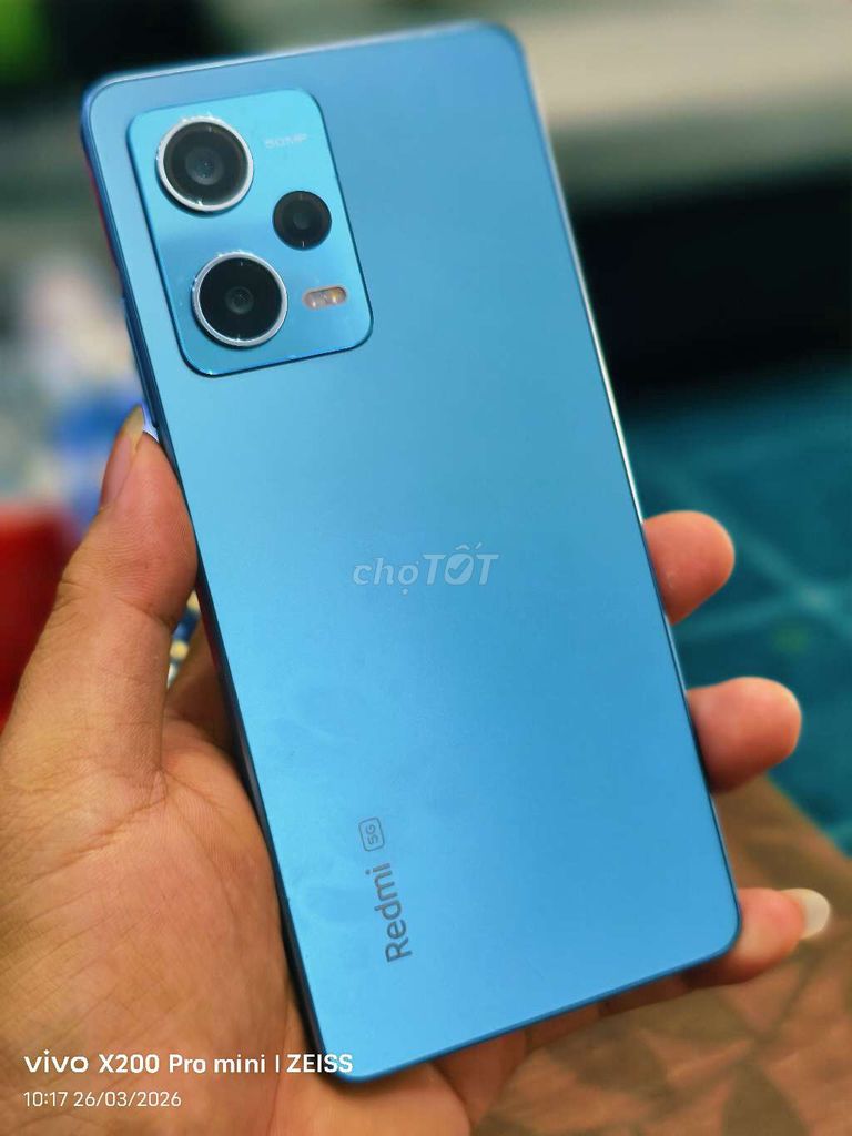 Xiaomi Note 12 Pro 5G Xanh. Mua bán Điện thoại tại Quận Tân Bình Tp Hồ Chí Minh được đăng bởi Táo Bán Lổ hình 1