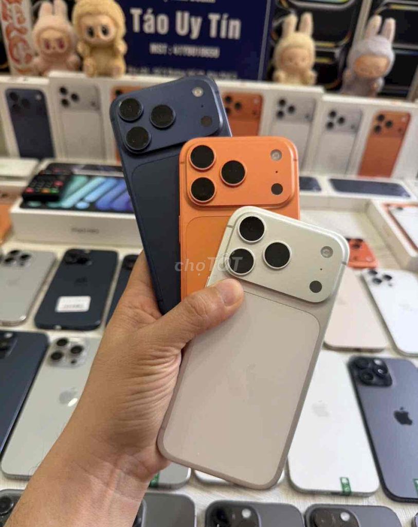 iPhone 17 Pro 256-512 Sạc ít lần còn BH, zin all. Mua bán Điện thoại tại Thành phố Thủ Đức Tp Hồ Chí Minh được đăng bởi Táo Uy Tín Store  Sỉ Lẻ Iphone Ipad Macbook hình 1