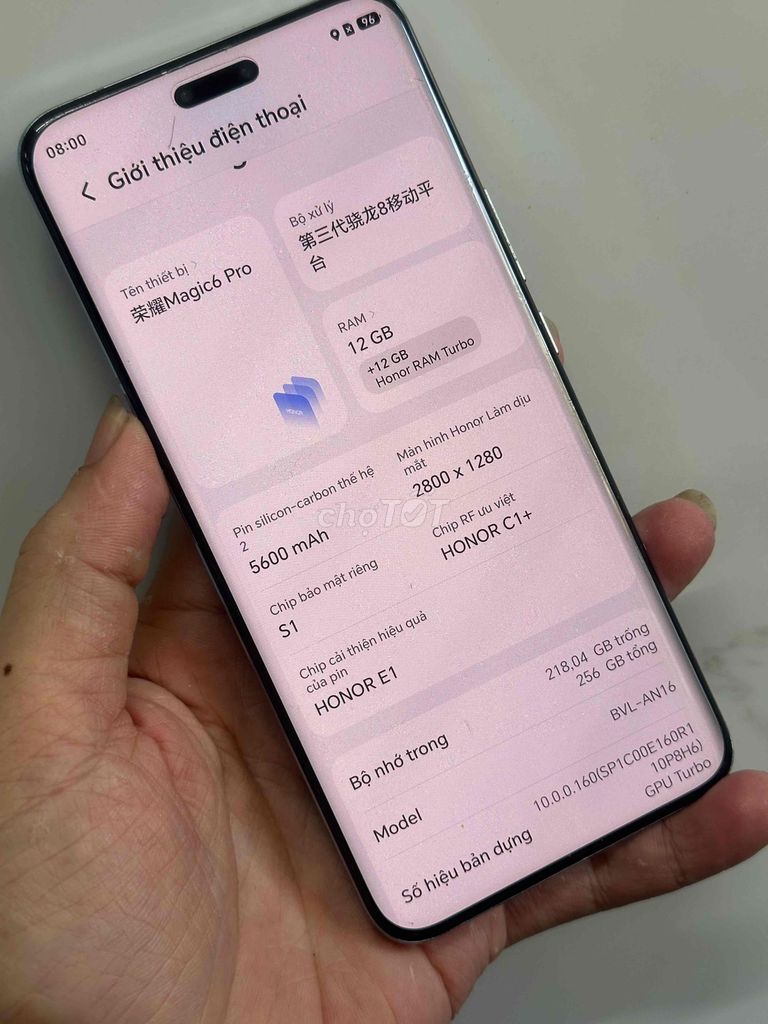 Honor Magic 6 Pro 12GB/256GB Xanh. Mua bán Điện thoại tại Quận Bình Tân Tp Hồ Chí Minh được đăng bởi nguyễn sang  hình 1