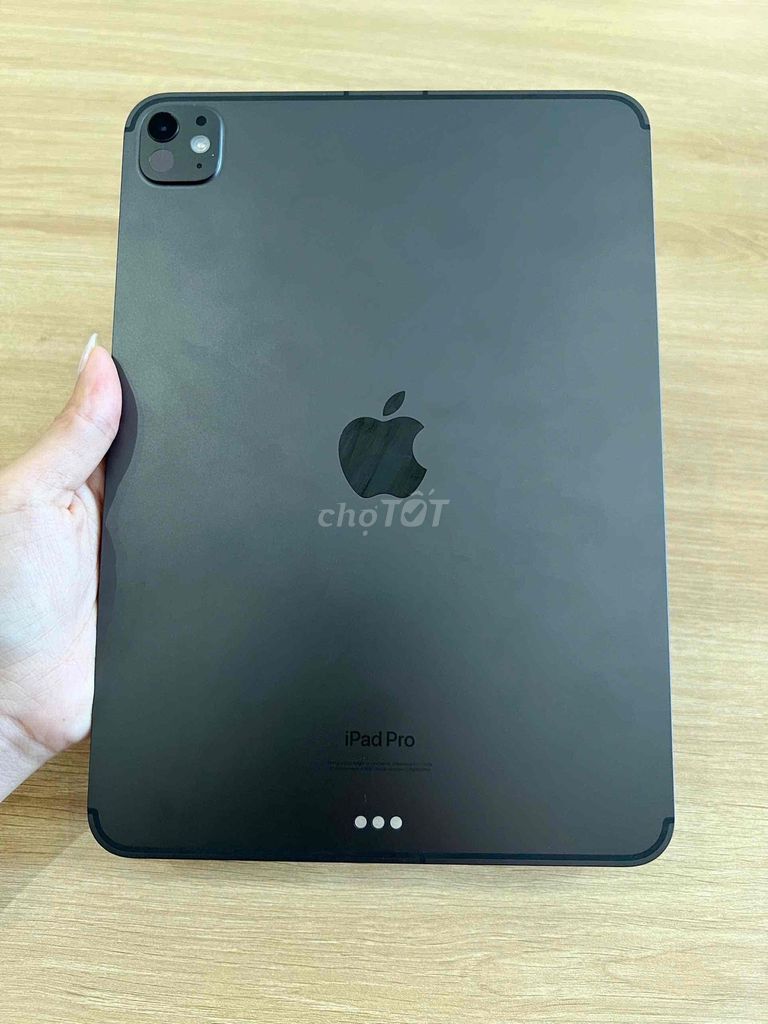 iPad Pro 11 inch M4 5G 256GB Đen 99%. Mua bán Máy tính bảng tại Quận Tân Bình Tp Hồ Chí Minh được đăng bởi TuanDigi VN hình 1