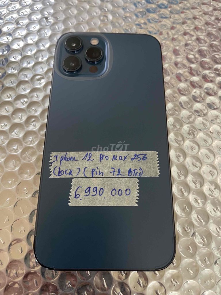 Iphone 12 Pro Max 256gb lock fullxanh. Mua bán Điện thoại tại Quận Ninh Kiều Cần Thơ được đăng bởi Cầm Đồ Anh Quý hình 1