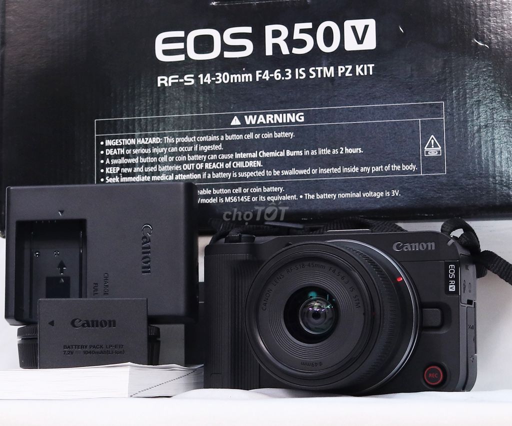 Máy ảnh Canon EOS R50 V Đen. Mua bán Máy ảnh, Máy quay tại Quận 4 Tp Hồ Chí Minh được đăng bởi Mai Ngọc Chinh hình 1