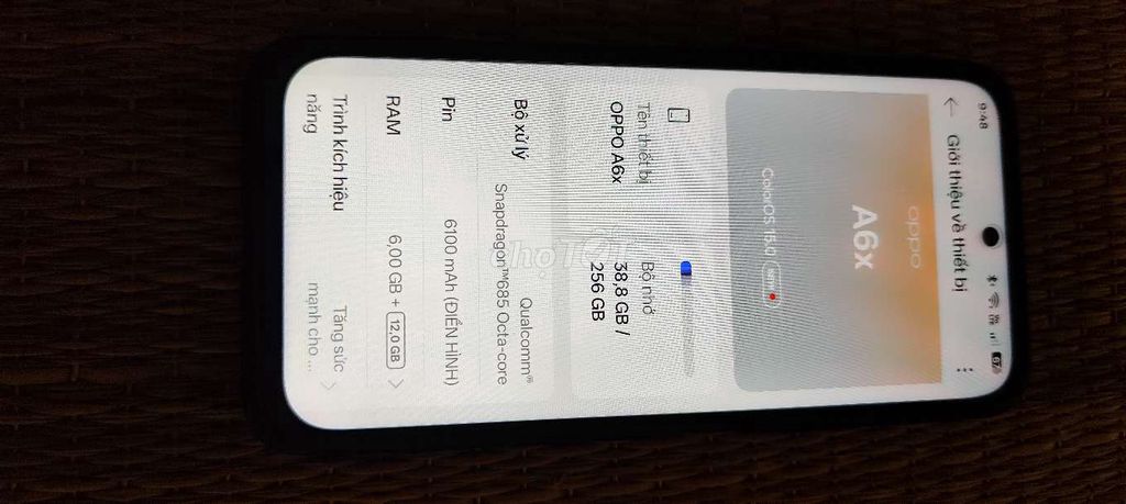 OPPO A6x 6GB+12GB 256GB. Mua bán Điện thoại tại Huyện Đồng Hỷ Thái Nguyên được đăng bởi Bộ Đội Xóm hình 1