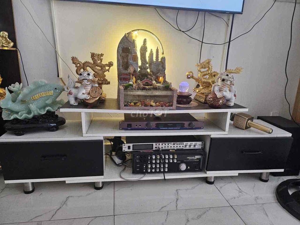Kệ tivi gỗ hiện đại. Mua bán Tủ, kệ gia đình tại Quận Gò Vấp Tp Hồ Chí Minh được đăng bởi Hải Yến hình 1