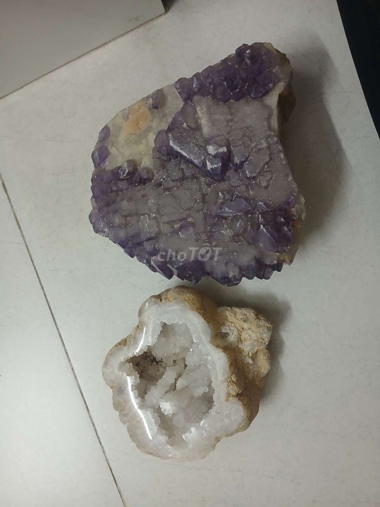 Đá phong thủy Thạch anh Tím Trắng. Mua bán Đồ sưu tầm, đồ cổ tại Quận Tân Phú Tp Hồ Chí Minh được đăng bởi Tho Nang hình 1